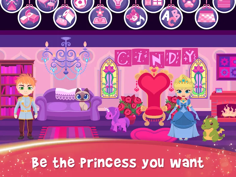Скачать My Princess Castle: Doll Game — Много монет и алмазов — скриншот 1
