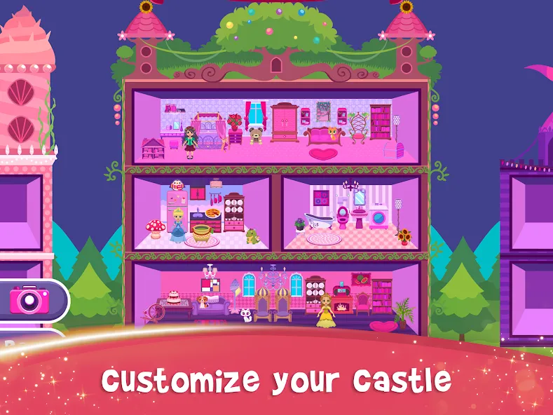 Скачать My Princess Castle: Doll Game — Много монет и алмазов — скриншот 3