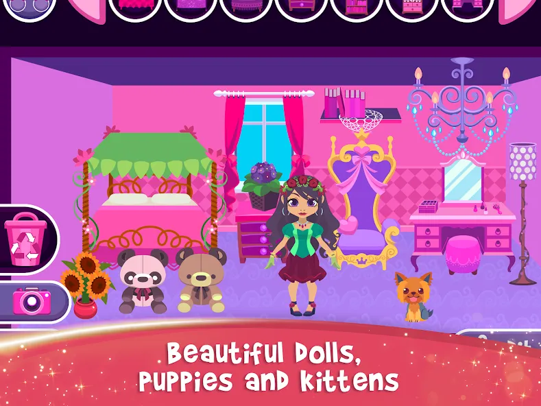 Скачать My Princess Castle: Doll Game — Много монет и алмазов — скриншот 4