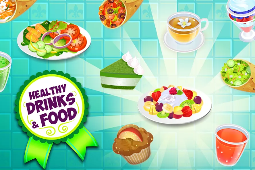 Мод My Salad Bar: Veggie Food Game — Безлимитные монеты и все рецепты, скачать APK — скриншот 3