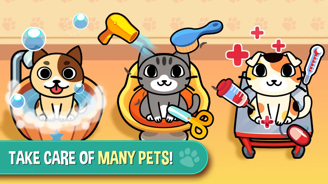 My Virtual Pet Shop: Animals — Безлимитные монеты и все животные, скачать мод APK — скриншот 1