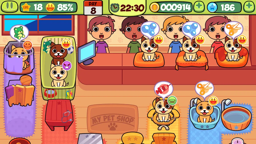 My Virtual Pet Shop: Animals — Безлимитные монеты и все животные, скачать мод APK — скриншот 2