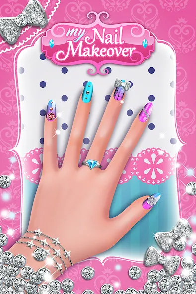 My Nail Makeover: Nail Salon взлом на Андроид — Безлимитные монеты и все скины открыты — скриншот 1 My Nail Makeover: Nail Salon взлом на Андроид — Безлимитные монеты и все скины открыты — скриншот 1