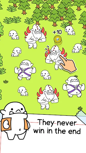 Orc Evolution: Create Monsters на телефон — скачать мод: Много денег и ресурсов — скриншот 2 Orc Evolution: Create Monsters на телефон — скачать мод: Много денег и ресурсов — скриншот 2