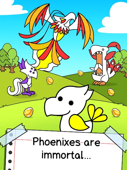 Скачать Phoenix Evolution: Idle Merge — Безлимитные ресурсы и ускоренная прокачка — скриншот 5