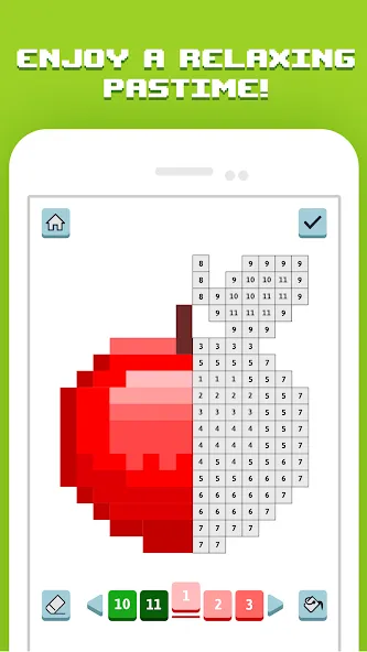 Pixelicious: Color Daily Pixel — взломанная версия, Бесконечные краски и все картинки открыты — скриншот 3