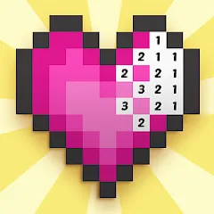 Pixelicious: Color Daily Pixel — взломанная версия, Бесконечные краски и все картинки открыты