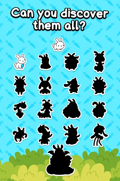 Rabbit Evolution: Merge Bunny взлом APK — Безлимитные монеты и усиленные кролики — скриншот 4