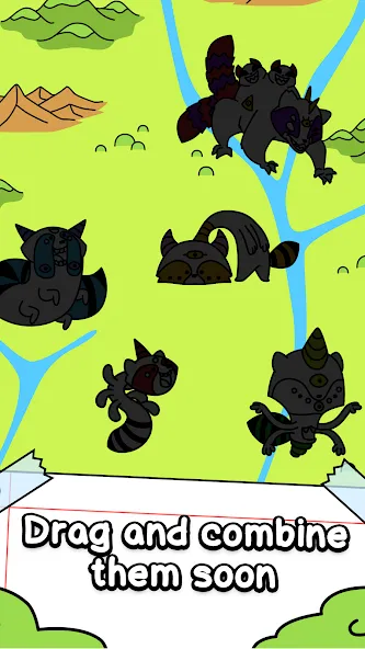 Скачать Raccoon Evolution: Idle Mutant бесплатно — Много денег и алмазов — скриншот 3