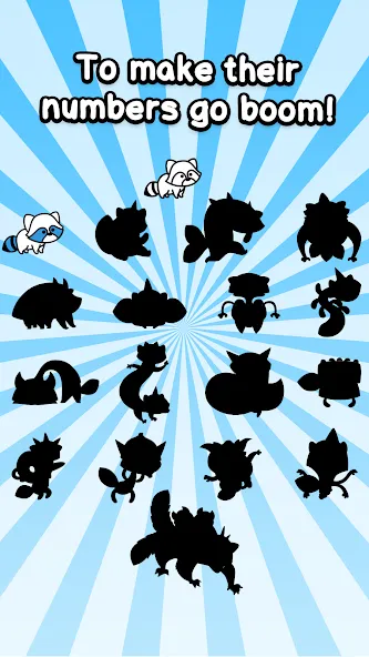 Скачать Raccoon Evolution: Idle Mutant бесплатно — Много денег и алмазов — скриншот 4
