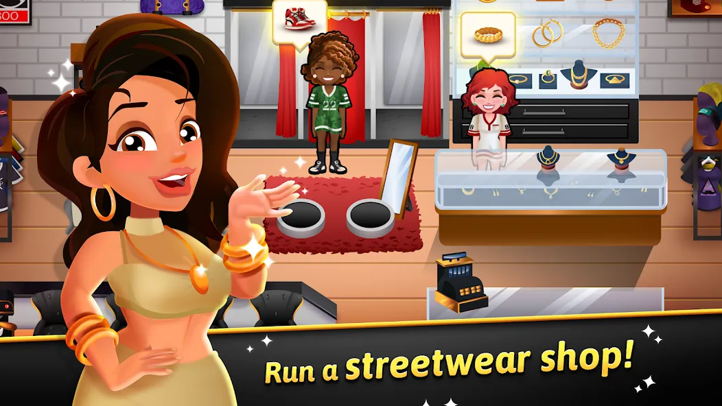 Скачать Hip Hop Salon Dash Beauty Game последней версии — Безлимитные деньги и все наряды — скриншот 1