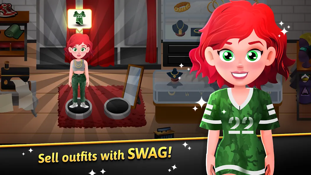 Скачать Hip Hop Salon Dash Beauty Game последней версии — Безлимитные деньги и все наряды — скриншот 3
