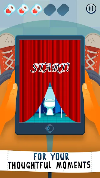Toilet Time: Fun Mini Games бесплатно на Андроид — мод: Безлимитные подсказки и открыты все игры — скриншот 2 Toilet Time: Fun Mini Games бесплатно на Андроид — мод: Безлимитные подсказки и открыты все игры — скриншот 2