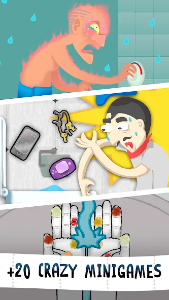 Toilet Time: Fun Mini Games бесплатно на Андроид — мод: Безлимитные подсказки и открыты все игры — скриншот 3 Toilet Time: Fun Mini Games бесплатно на Андроид — мод: Безлимитные подсказки и открыты все игры — скриншот 3