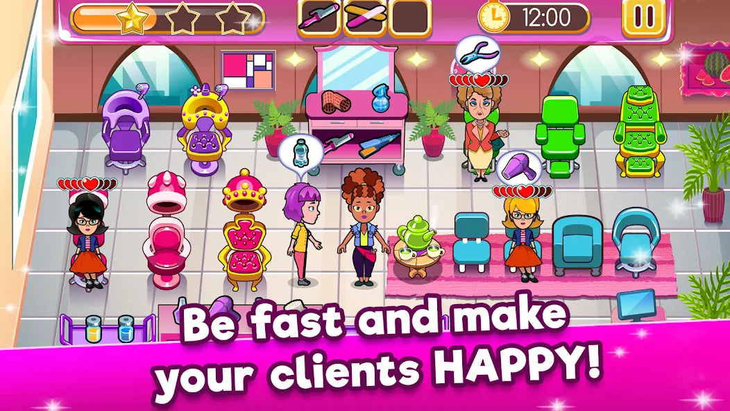 Мод Beauty Salon: Parlour Game — Безлимитные деньги и все предметы открыты, скачать APK — скриншот 4 Мод Beauty Salon: Parlour Game — Безлимитные деньги и все предметы открыты, скачать APK — скриншот 4