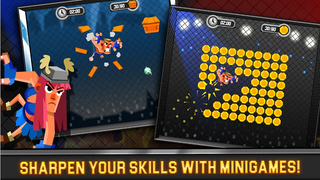 Мод UFB 3: MMA Fighting Game — Безлимитные деньги и энергия, скачать APK — скриншот 5