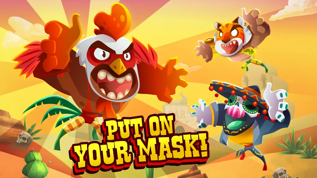 UFB Lucha Libre: Fight Game — взломанная версия, Безлимитные деньги и все бойцы — скриншот 1 UFB Lucha Libre: Fight Game — взломанная версия, Безлимитные деньги и все бойцы — скриншот 1