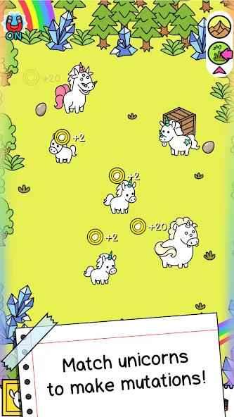 Скачать Unicorn Evolution: Idle Catch Mod APK — Безлимитные монеты и быстрая эволюция — скриншот 2 Скачать Unicorn Evolution: Idle Catch Mod APK — Безлимитные монеты и быстрая эволюция — скриншот 2