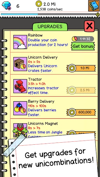 Скачать Unicorn Evolution: Idle Catch Mod APK — Безлимитные монеты и быстрая эволюция — скриншот 4 Скачать Unicorn Evolution: Idle Catch Mod APK — Безлимитные монеты и быстрая эволюция — скриншот 4
