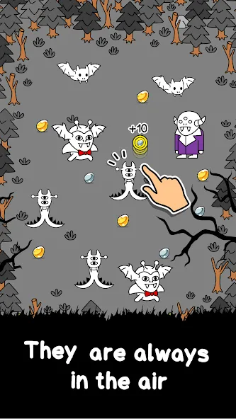 Vampire Evolution: Idle Horror взлом на Андроид — Безлимитные деньги и прокачка вампира — скриншот 2 Vampire Evolution: Idle Horror взлом на Андроид — Безлимитные деньги и прокачка вампира — скриншот 2