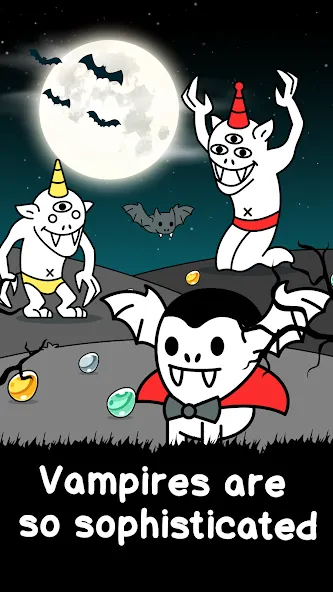 Vampire Evolution: Idle Horror взлом на Андроид — Безлимитные деньги и прокачка вампира — скриншот 5 Vampire Evolution: Idle Horror взлом на Андроид — Безлимитные деньги и прокачка вампира — скриншот 5