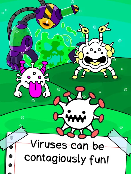 Virus Evolution: Merge Game — скачать мод: Безлимитные монеты и энергия — скриншот 5