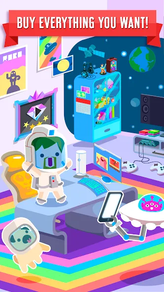 Vlogger Go Viral: Tuber Life MOD APK скачать на Андроид — Безлимитные деньги и подписчики — скриншот 3