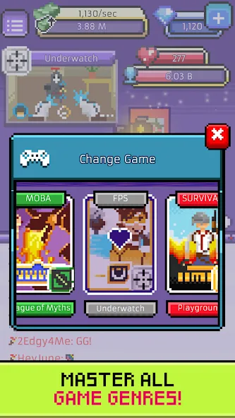 xStreamer: Idle Simulator Game бесплатно на Андроид — мод: Безлимитные деньги и быстрый прогресс — скриншот 2