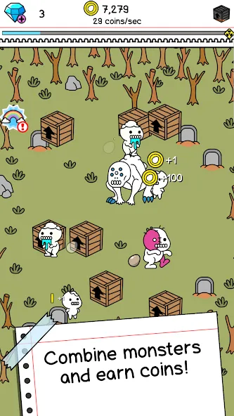 Скачать взлом Zombie Evolution: Idle Game — Безлимитные монеты и ускоренная эволюция — скриншот 2 Скачать взлом Zombie Evolution: Idle Game — Безлимитные монеты и ускоренная эволюция — скриншот 2