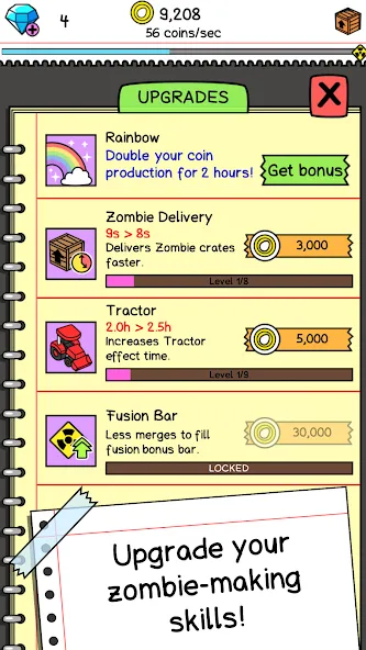 Скачать взлом Zombie Evolution: Idle Game — Безлимитные монеты и ускоренная эволюция — скриншот 4 Скачать взлом Zombie Evolution: Idle Game — Безлимитные монеты и ускоренная эволюция — скриншот 4