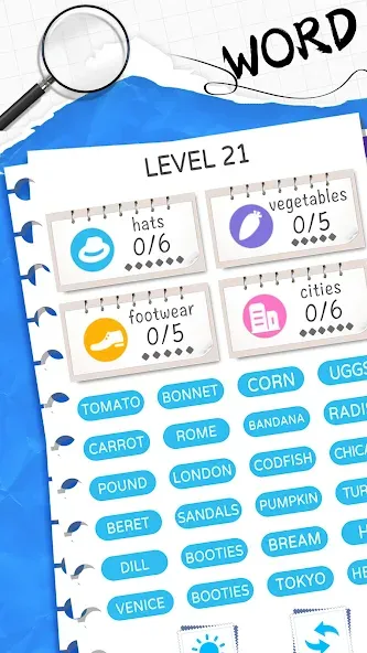 Скачать Word Sort: Association Connect последней версии — Без рекламы и все уровни открыты — скриншот 1