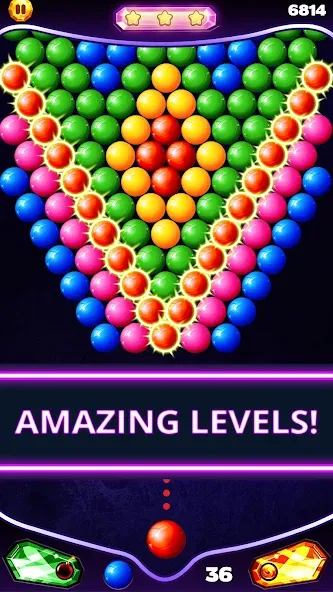 Скачать Bubble Shooter Classic последней версии — Без рекламы и бесконечные жизни — скриншот 3 Скачать Bubble Shooter Classic последней версии — Без рекламы и бесконечные жизни — скриншот 3