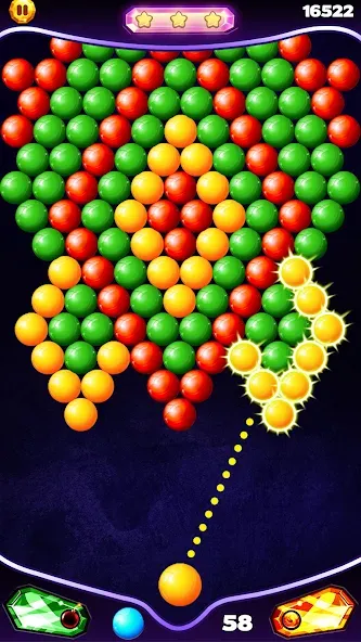Скачать Bubble Shooter Classic последней версии — Без рекламы и бесконечные жизни — скриншот 5 Скачать Bubble Shooter Classic последней версии — Без рекламы и бесконечные жизни — скриншот 5