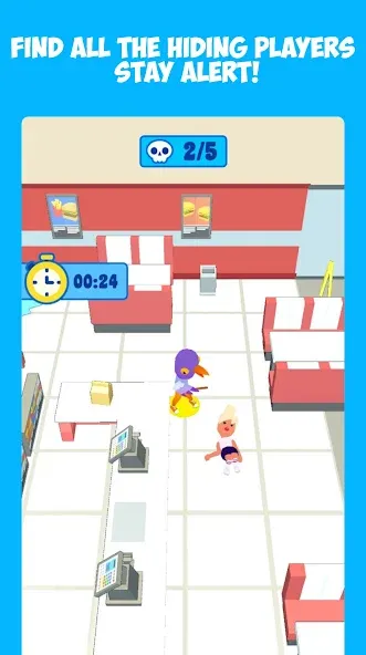 A4 Hide and Seek мод на Андроид: Без рекламы и все уровни — скриншот 2 A4 Hide and Seek мод на Андроид: Без рекламы и все уровни — скриншот 2