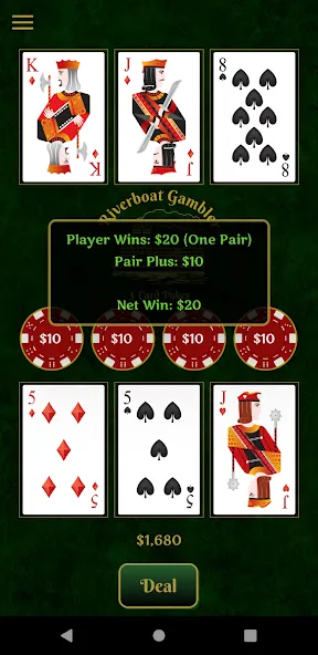 Riverboat Gambler MOD APK скачать на Андроид — Безлимитные монеты и открыты столы — скриншот 4 Riverboat Gambler MOD APK скачать на Андроид — Безлимитные монеты и открыты столы — скриншот 4