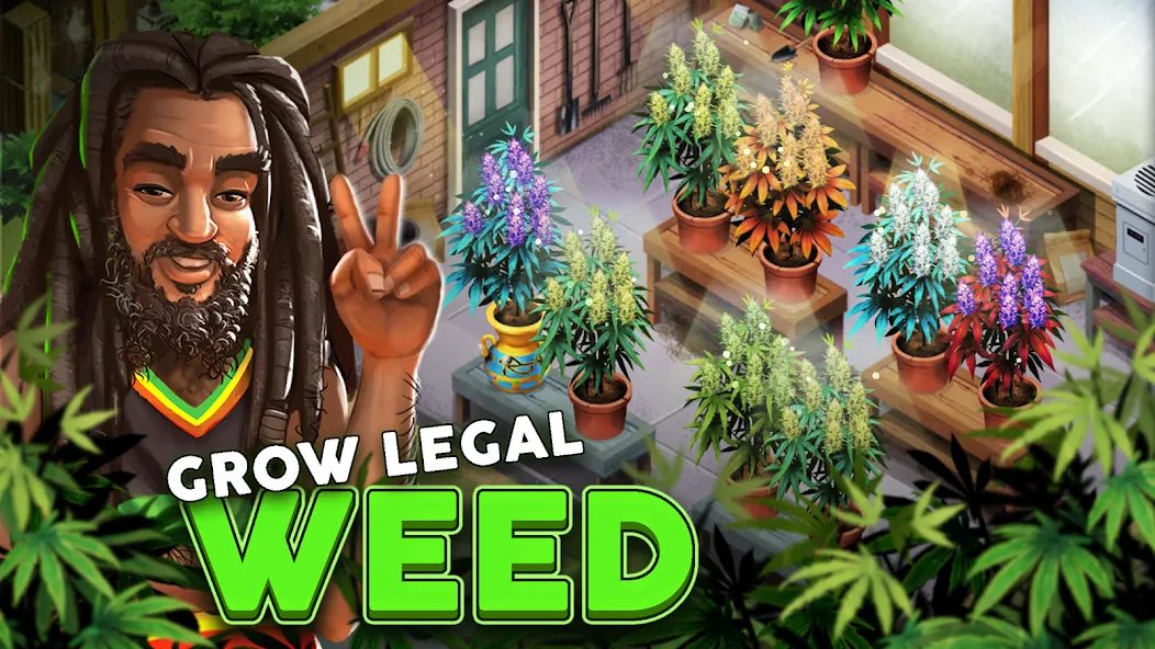 Hempire - Plant Growing Game — последняя версия с модом (Безлимитные деньги и ресурсы) — скриншот 1 Hempire - Plant Growing Game — последняя версия с модом (Безлимитные деньги и ресурсы) — скриншот 1