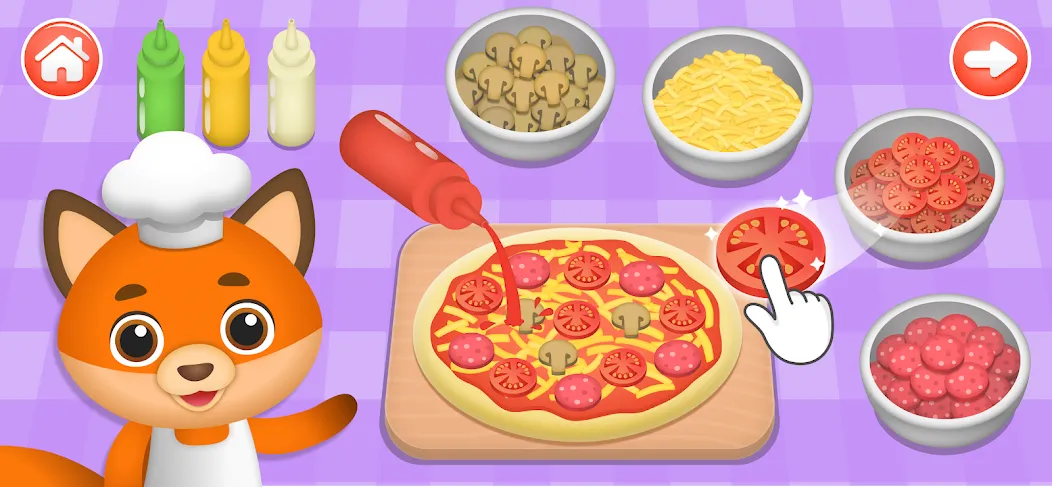 Скачать Kids Cooking Games 2+ Year Old последней версии — Все рецепты разблокированы — скриншот 2 Скачать Kids Cooking Games 2+ Year Old последней версии — Все рецепты разблокированы — скриншот 2