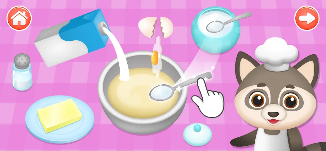 Скачать Kids Cooking Games 2+ Year Old последней версии — Все рецепты разблокированы — скриншот 4 Скачать Kids Cooking Games 2+ Year Old последней версии — Все рецепты разблокированы — скриншот 4