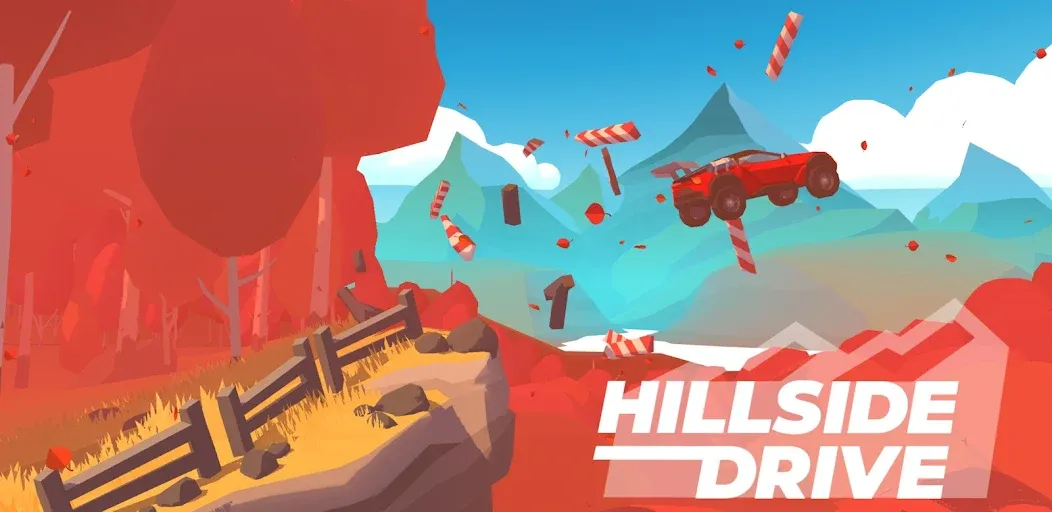 Hillside Drive: car racing взломанный APK — Безлимитные деньги и топливо — скриншот 1 Hillside Drive: car racing взломанный APK — Безлимитные деньги и топливо — скриншот 1