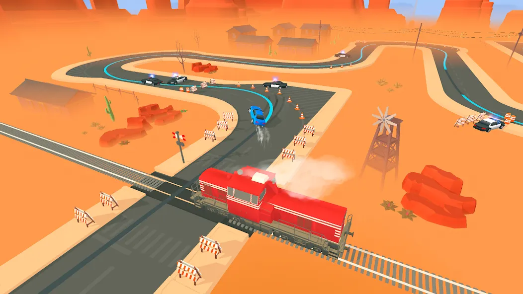 Line Race: Police Pursuit — скачать мод: Безлимитные деньги и все машины открыты — скриншот 1 Line Race: Police Pursuit — скачать мод: Безлимитные деньги и все машины открыты — скриншот 1