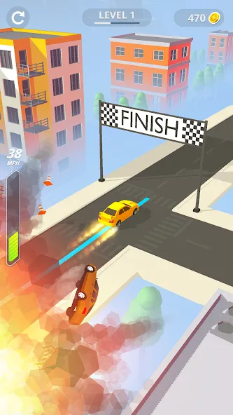 Line Race: Police Pursuit — скачать мод: Безлимитные деньги и все машины открыты — скриншот 4 Line Race: Police Pursuit — скачать мод: Безлимитные деньги и все машины открыты — скриншот 4