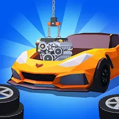 Скачать Car Mechanic Tycoon Mod APK — Безлимитные деньги и всё открыто