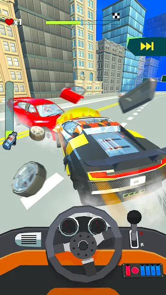 Crazy Rush 3D: Race Master — скачать мод: Безлимитные деньги и всё открыто — скриншот 2