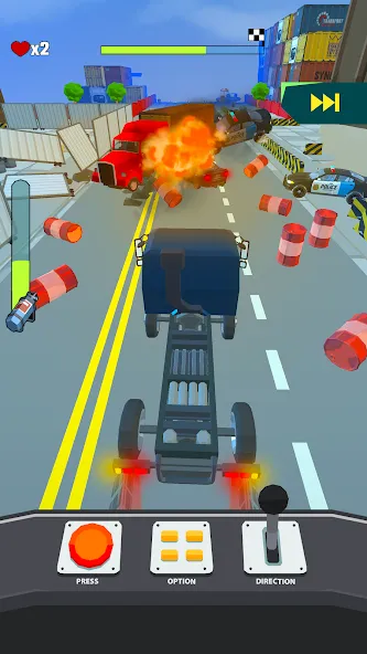 Crazy Rush 3D: Race Master — скачать мод: Безлимитные деньги и всё открыто — скриншот 3
