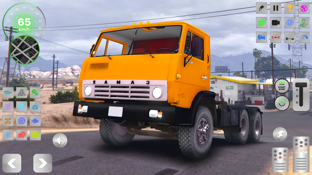 Мод KAMAZ: Ultimate Russian Truck — Безлимитные деньги и топливо, скачать APK — скриншот 1 Мод KAMAZ: Ultimate Russian Truck — Безлимитные деньги и топливо, скачать APK — скриншот 1