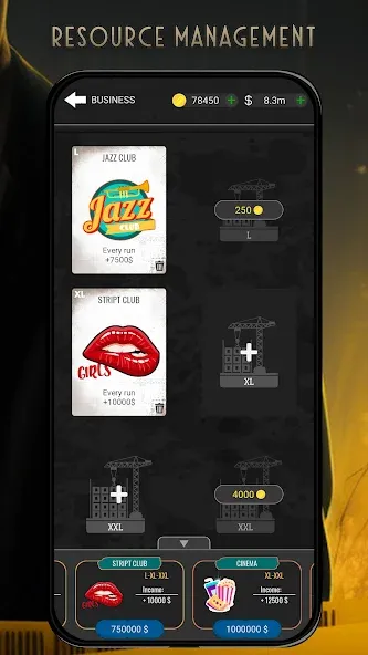 Mafia History MOD APK скачать на Андроид — Безлимитные деньги и оружие — скриншот 5