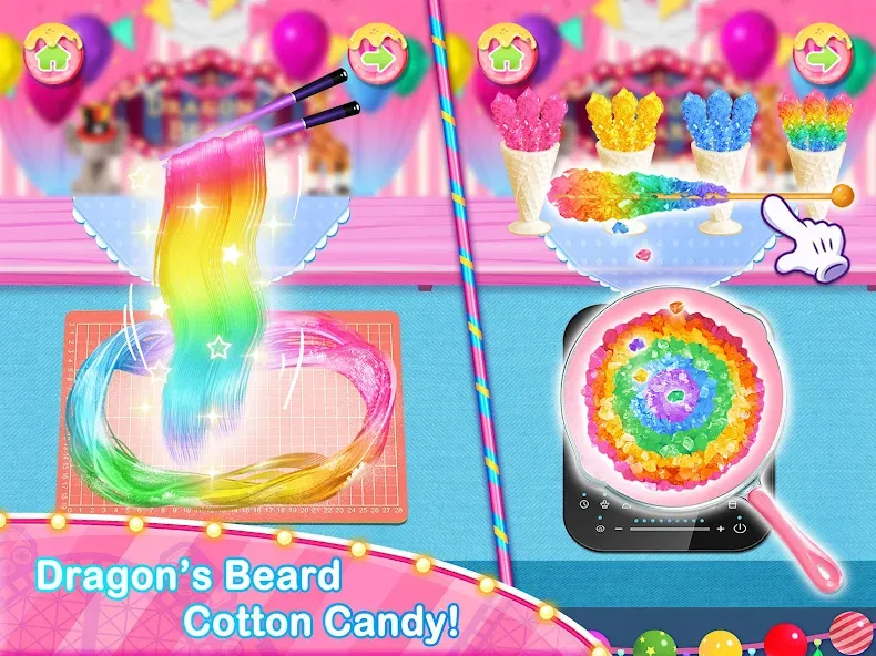 Unicorn Chef Games for Teens — скачать мод: Безлимитные монеты и все рецепты — скриншот 5