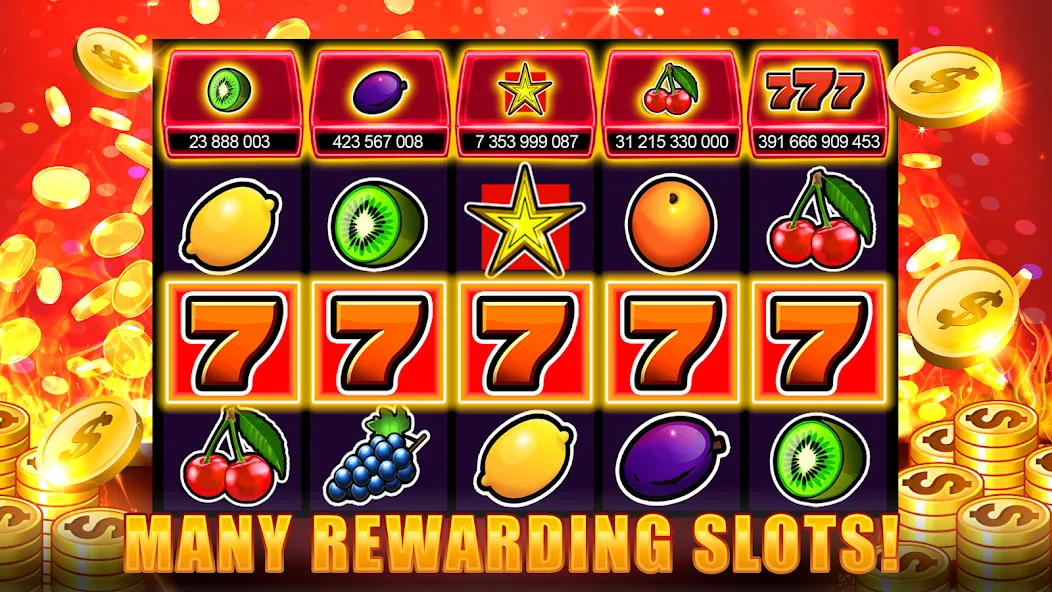 Slots 777 - Slot Machine Games — скачать мод: Безлимитные монеты и джекпоты — скриншот 4 Slots 777 - Slot Machine Games — скачать мод: Безлимитные монеты и джекпоты — скриншот 4