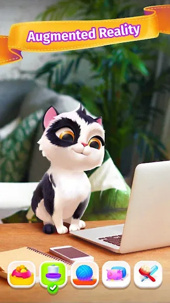My Cat - Virtual pet simulator — Безлимитные монеты и алмазы, скачать мод APK — скриншот 1 My Cat - Virtual pet simulator — Безлимитные монеты и алмазы, скачать мод APK — скриншот 1