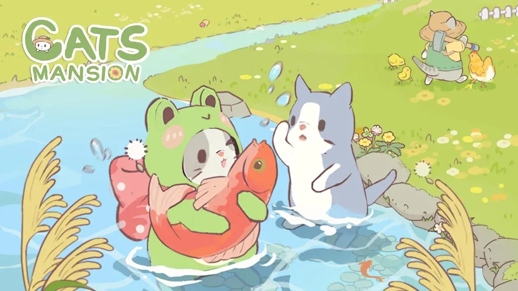 Cats Mansion: Cat Games MOD APK скачать на Андроид — Безлимитные монеты и все уровни — скриншот 1 Cats Mansion: Cat Games MOD APK скачать на Андроид — Безлимитные монеты и все уровни — скриншот 1
